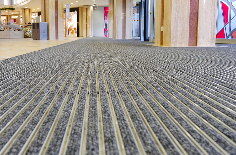 Fußmatten mit Textileinlage für den Innenbereich