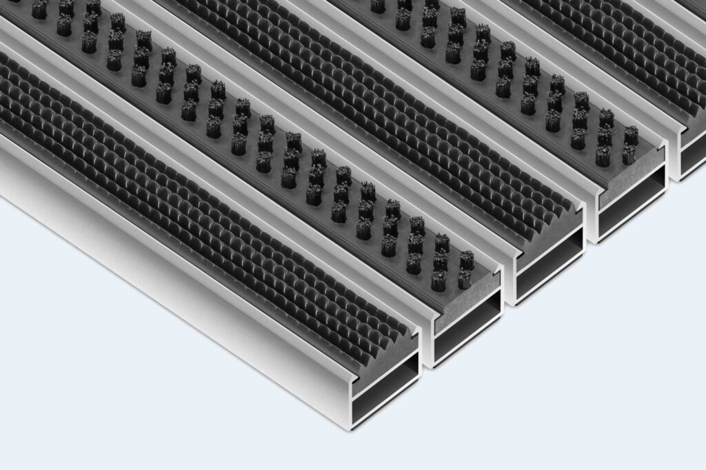 Einlage Gummi und Bürste